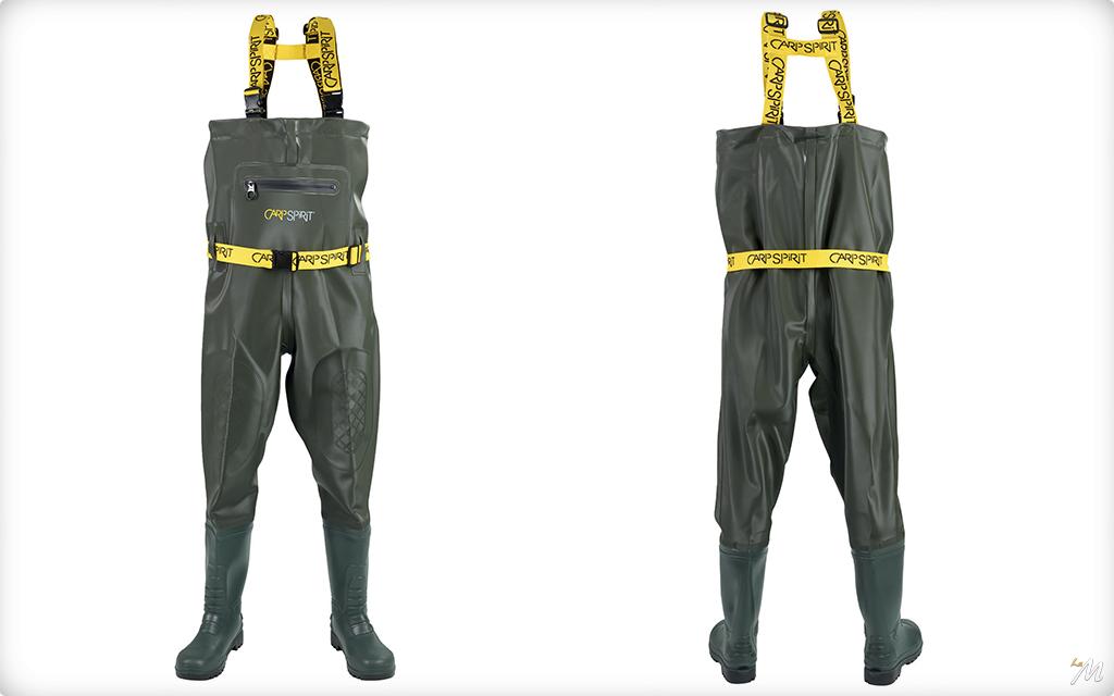 Croch Stivali Da Pesca Waders Uomo E Donna – Impermeabili In PVC E Nylon Con Stivali In Gomma, Taglia 42
