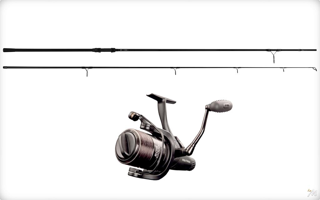 Kit Canna Da Pesca Telescopica 3,60m + Mulinello Shizuka SK7 5000 – Per Fondo, Lago, Fiume E Scogliera