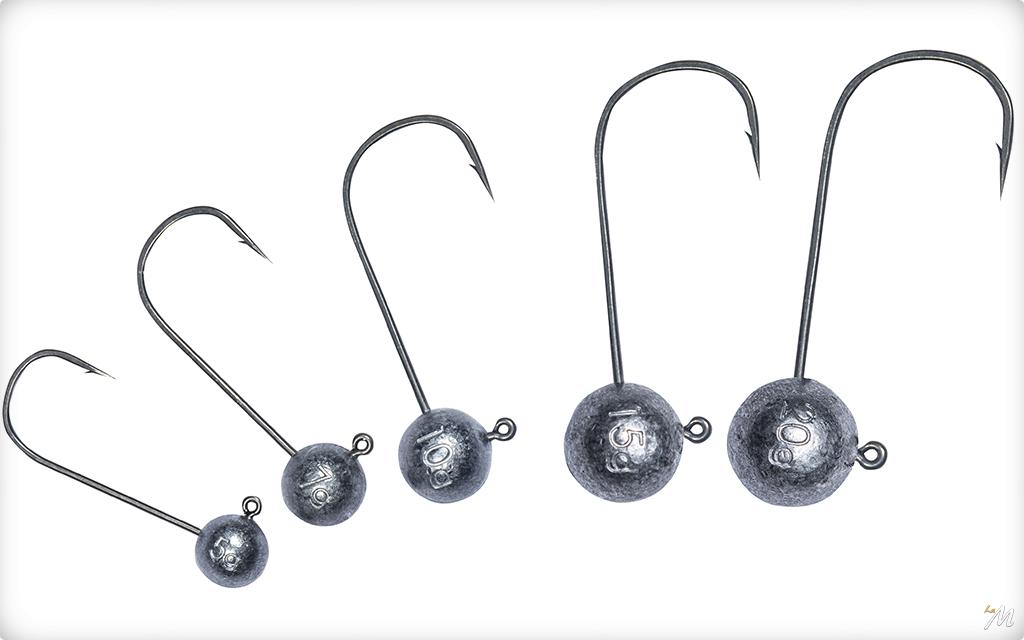 Kit 3 Testine Piombate Per Pesca | Jig Grub Per Trota E Black Bass