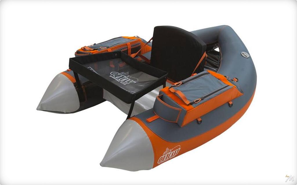 Float Tube Outcast Super Fat Cat LCS - Orange/Gris - Pêche à La Mouche