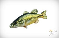 Cuscino Black Bass