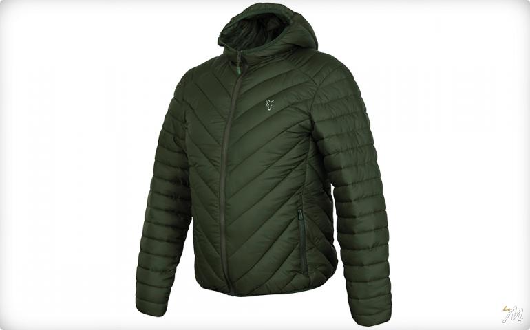 Quilted Jacket Green Silver