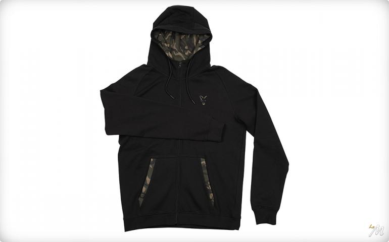 Felpa con Cerniera Black Camo Print Felpa con Cerniera Black Camo Print