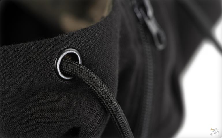 Felpa con Cerniera Black Camo Print Felpa con Cerniera Black Camo Print