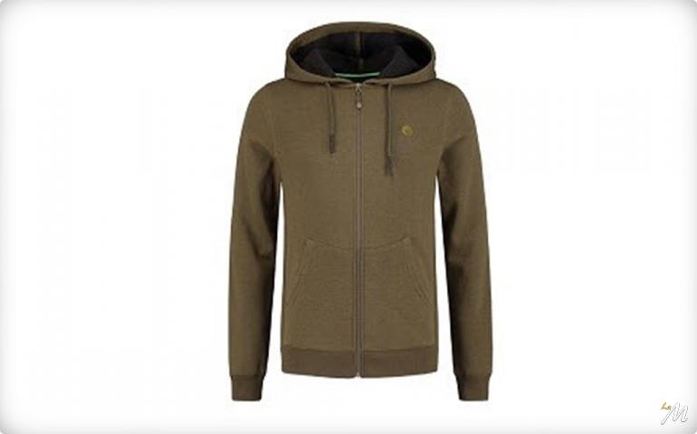 Olive Zip Hoodie