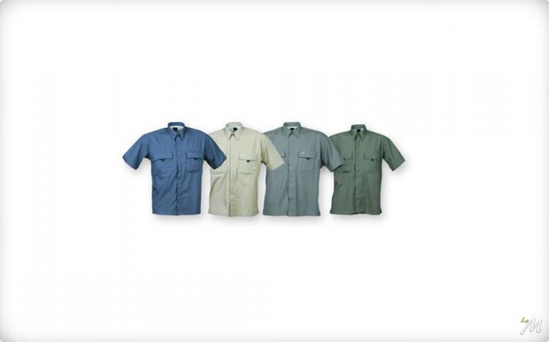 Camicia Guereza Manica Corta