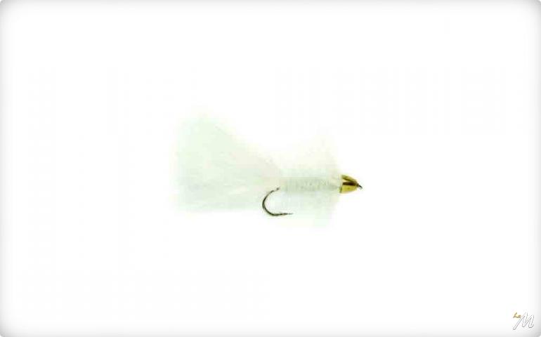 Golden Bullet Woolly Bugger White Golden Bullet Woolly Bugger White