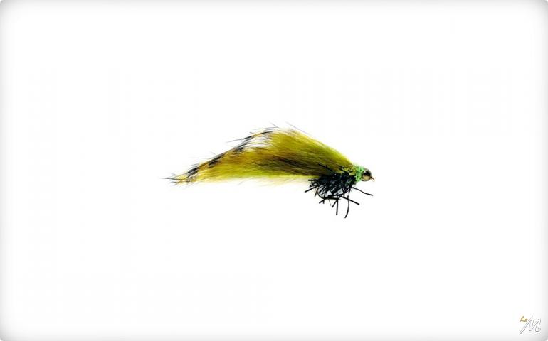 Nugget SR Black Tipped Olive Zonker Nugget SR Black Tipped Olive Zonker
