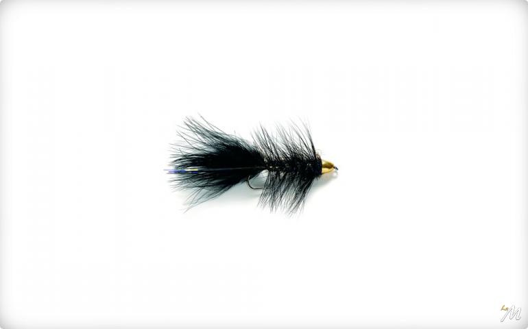 Tungsten Bullet Black Woolly Bugger