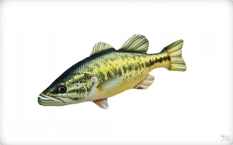 Cuscino Black Bass