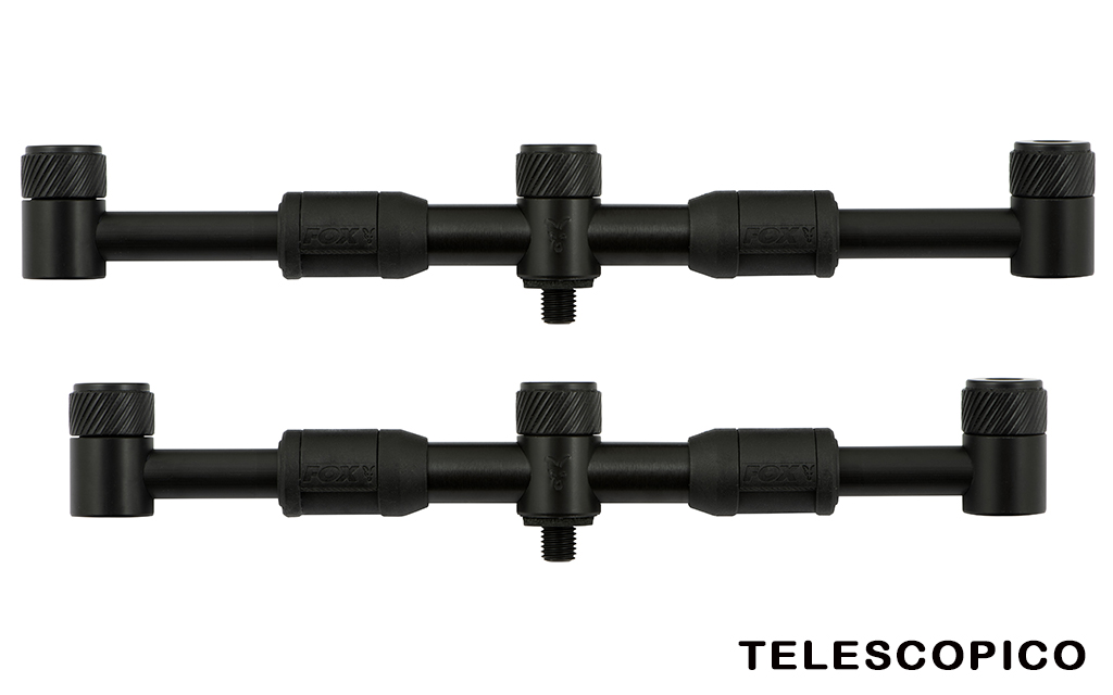 2 Buzz Bar In Alluminio 20cm Per Pesca Alla Carpa, 2 Canne, Finitura Nera, Attrezzatura Lidsters - 4