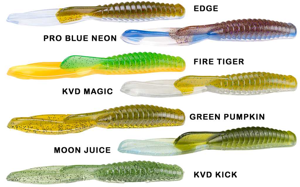 Strike King KVD Drop Shot Half Shell Artificiali Pesca Spinning ...