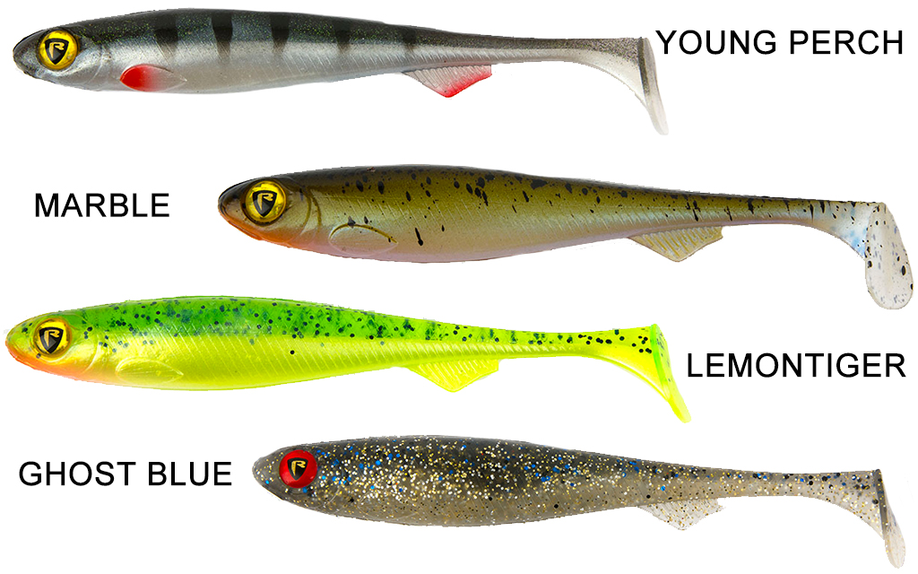 FTM Seika Pro Speed Shad - Esche In Gomma Per Pesca A Spinning, 13cm, Natural Roach - Fatto In Italia