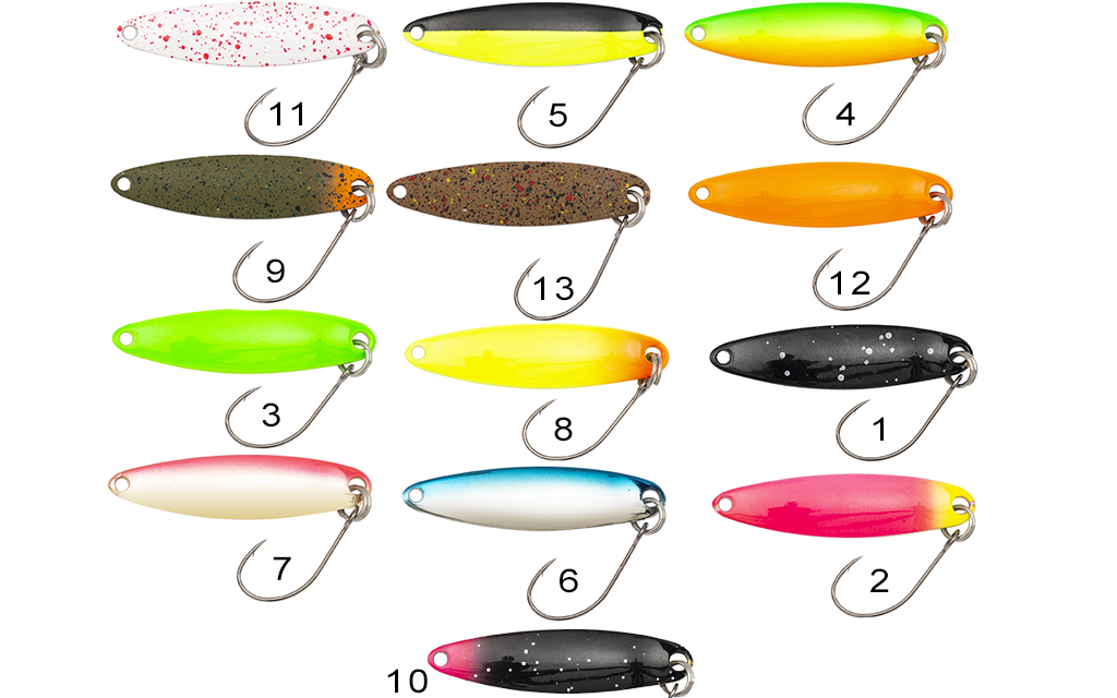 Esca Artificiale Pesca Kit,Cucchiaino Trota In Metallo,Cucchiaini Pesca