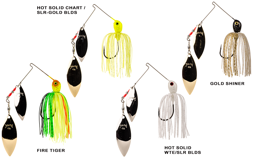 Lot De 4 Leurres Spinnerbaits 19,5g - Pour Black Bass, Brochet (Pike), Sandre - Modèle A0302