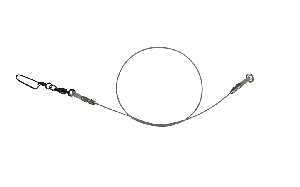 Terminale Pronto Surfcasting Con Ami N.5 In Fluorocarbon Giapponese, Lenza 15-20 Lb, Per Pesca In Mare